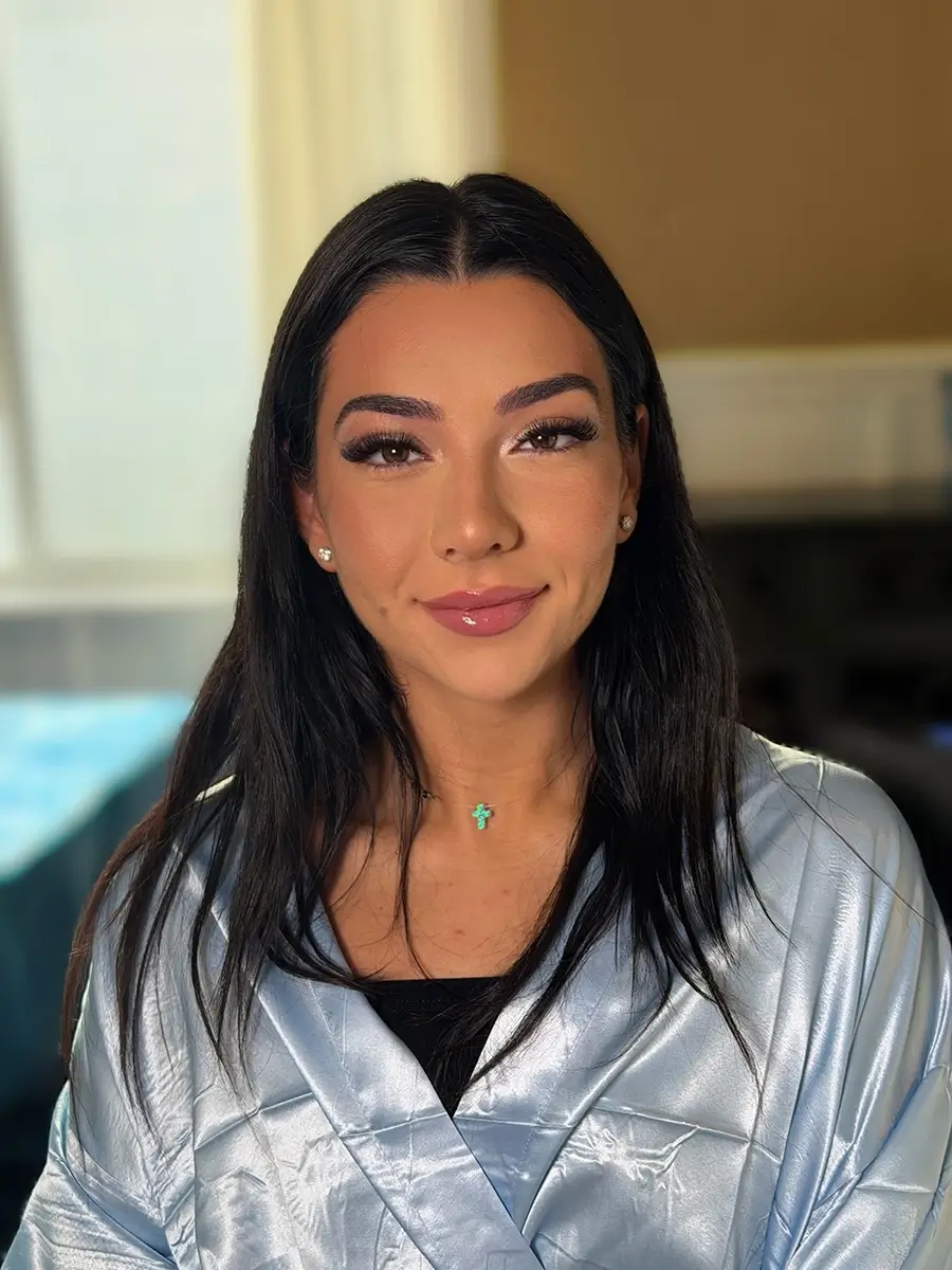 Elegant wedding makeup portfolio look